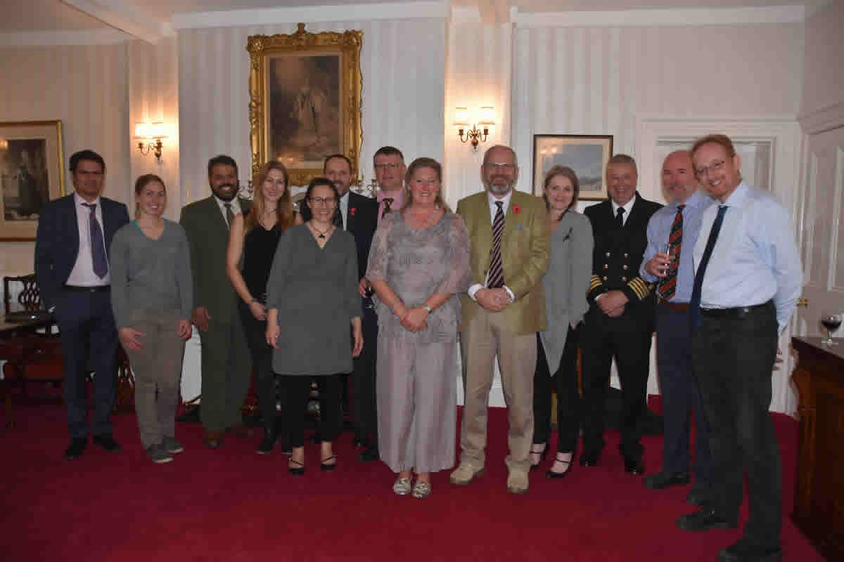 Reception at Government House, Stanley given by the governor of the Falkland Islands to celebrate the launch of SAERI.
